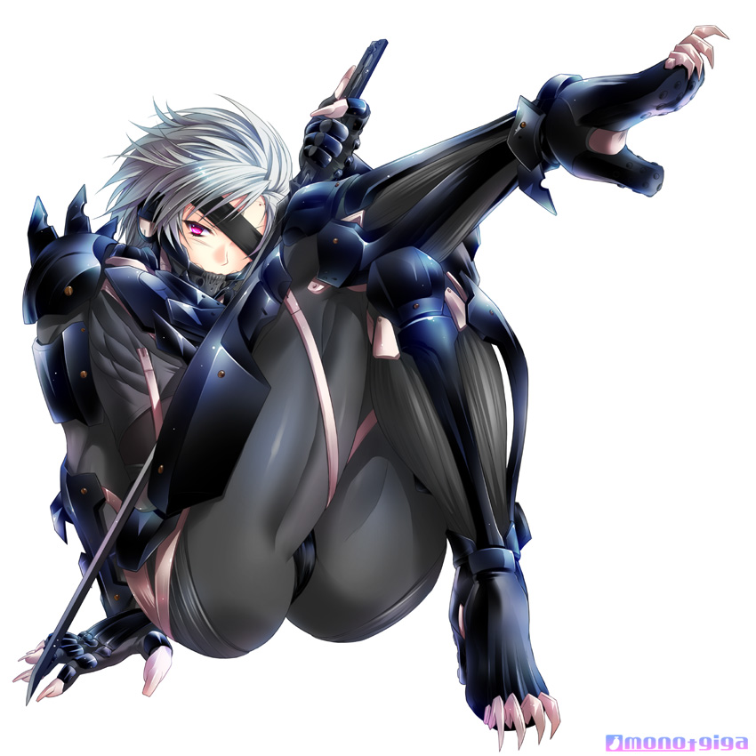 bururai, claws, eyepatch, genderswap, high_heels, metal_gear_(series), metal_gear_rising:_revengeance, raiden