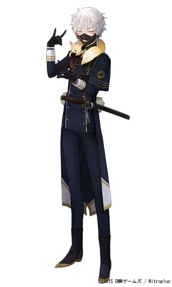 1boy, animal_on_shoulder, black_gloves, boots, company_name, dated, earrings, fox