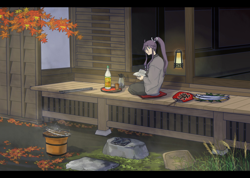 architecture, blue_eyes, book, bottle, building, cooking, fan, fish