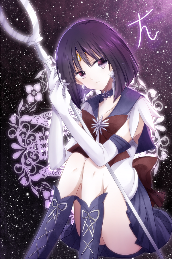 1girl, bangs, bishoujo_senshi_sailor_moon, black_background, black_eyes, black_hair, blunt_bangs, bob_cut