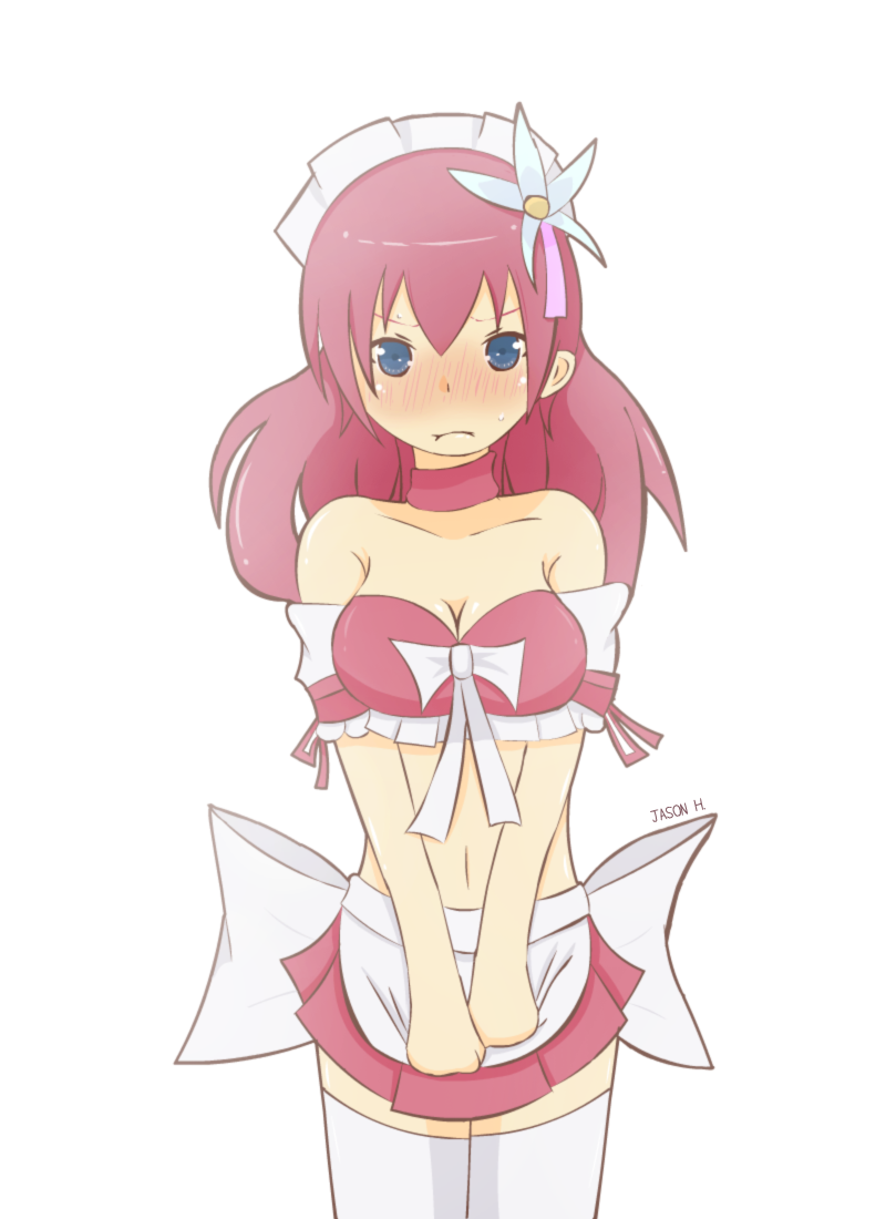 blue_eyes, breasts, no_game_no_life, redhead, rong_rong, stephanie_dora