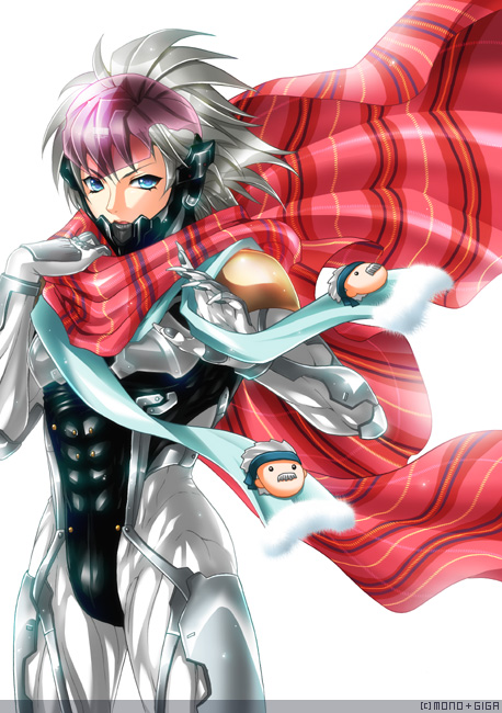 1boy, blue_eyes, bururai, claws, cyborg, grey_hair, metal_gear_(series), metal_gear_solid_4