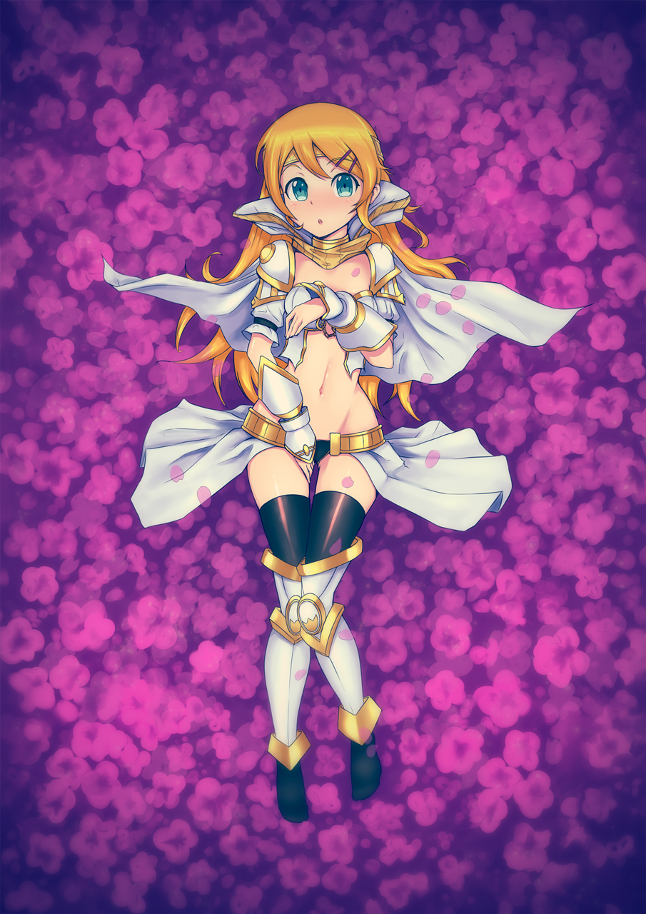 1girl, armor, blonde_hair, blue_eyes, blush, cape, cosplay, dakimakura