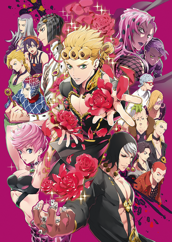 bruno_bucciarati, chocolate_sable, diavolo, everyone, flower, formaggio, ghiaccio, giorno_giovanna