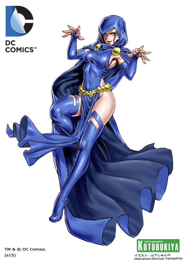 1girl, dc_comics, katana, raven_(teen_titans), short_hair, solo, sword, weapon