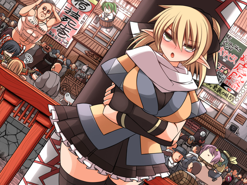 >:o, 6+girls, :3, :d, :o, :t, ^_^, adapted_costume
