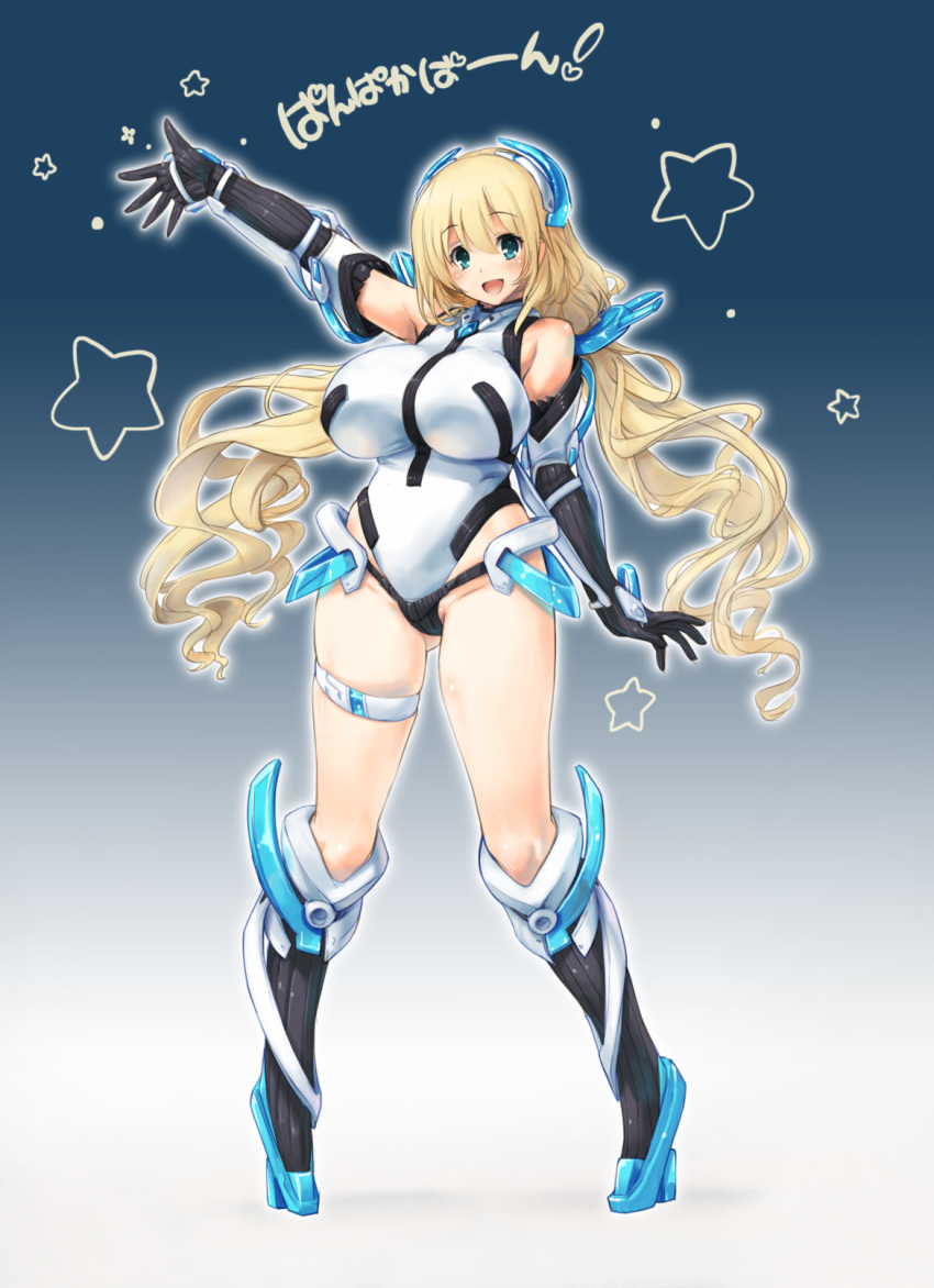 1girl, angela_balzac, angela_balzac_(cosplay), atago_(kantai_collection), breasts, cosplay, elbow_gloves, gloves
