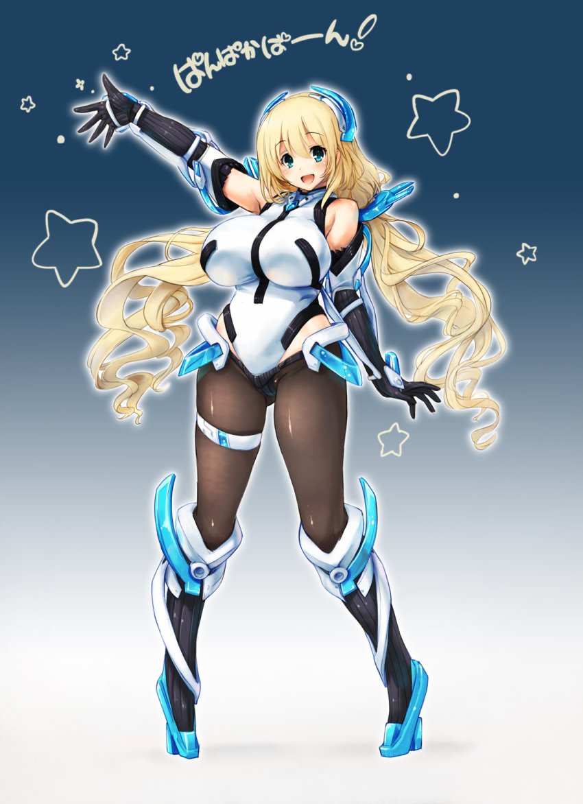 1girl, angela_balzac, angela_balzac_(cosplay), atago_(kantai_collection), breasts, cosplay, elbow_gloves, gloves