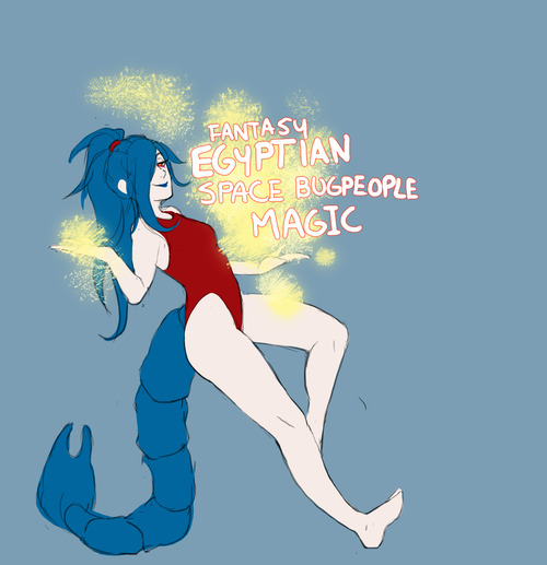 1girl, barefoot, blue_hair, blue_lipstick, dungeons_and_dragons, full_body, g138, hair_over_one_eye