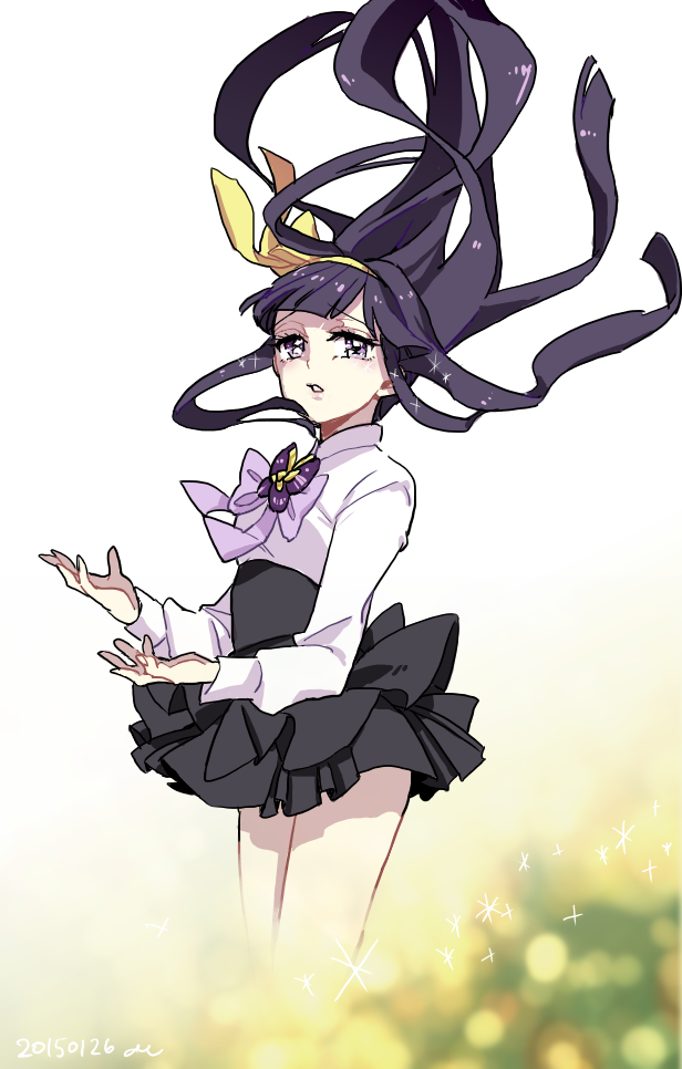 1girl, dated, desutoro, hairband, jewelpet_(series), lady_jewelpet, lilian_(lady_jewelpet), long_hair, purple_hair, solo, violet_eyes