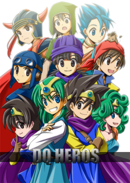 bandana, blue_eyes, brown_eyes, brown_hair, cape, circlet, curly_hair, dragon_quest