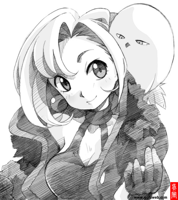 artemis_(junketsu_no_maria), bare_shoulders, bird, blush, breasts, cleavage, cleavage_cutout, earrings