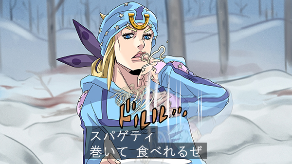 1boy, blonde_hair, blue_eyes, fake_screenshot, hat, hoodie, johnny_joestar, jojo_no_kimyou_na_bouken