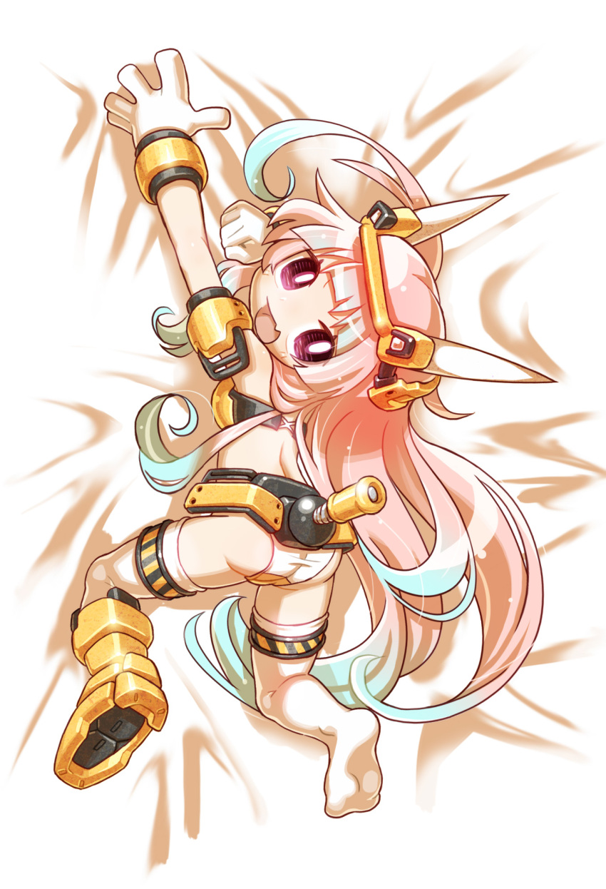 highres, long_hair, looking_at_viewer, mecha_musume, mini_excavator_(ole_tower), ole_tower, tagme