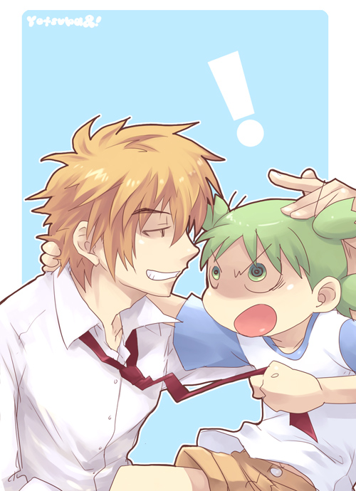 angry, grab, koiwai_yotsuba, necktie, tore, tore_(ksg666xxx), yanda, yotsubato!