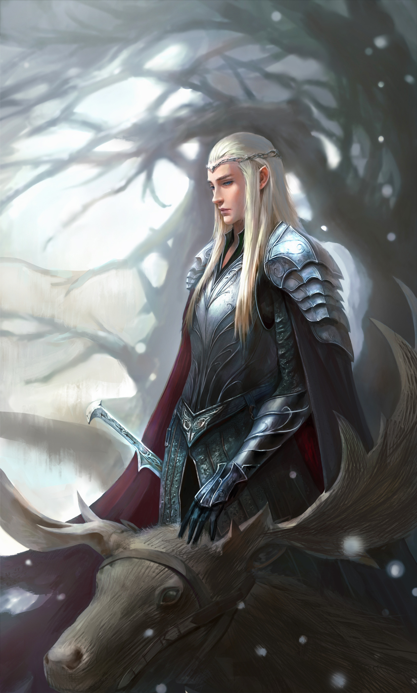 1boy, animal, armor, blue_eyes, breastplate, cape, circlet, elf