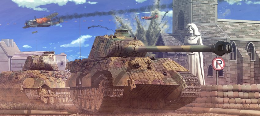 armored_vehicle, battle, church, earasensha, tagme, vehicle, war_thunder