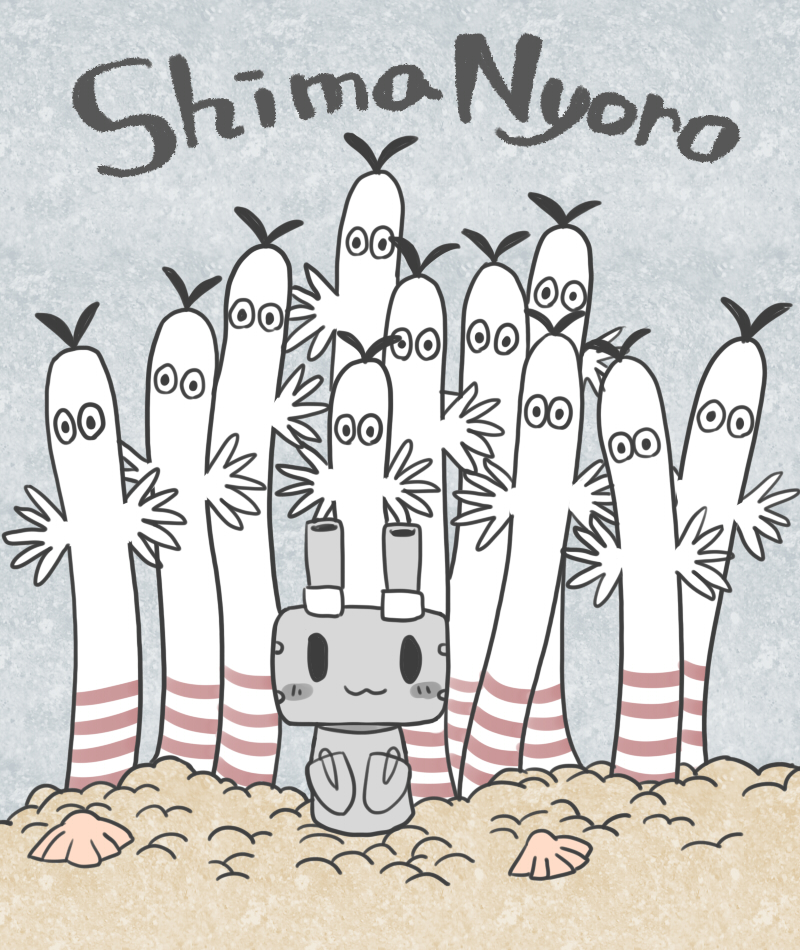 :3, blush_stickers, hattifattener, kantai_collection, moomin, rensouhou-chan, seashell, shell