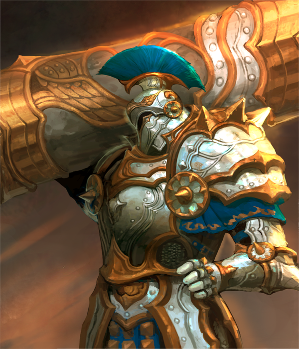 1boy, armor, artist_request, card_(medium), chaos_heroes_online, helmet, kunkka_(chaos_online), male_focus