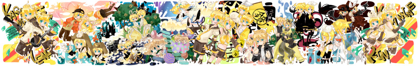 aku_no_musume_(vocaloid), annotation_request, blonde_hair, blue_eyes, dark_woods_circus_(vocaloid), gekokujou_(vocaloid), gemini_(vocaloid), hair_ornament