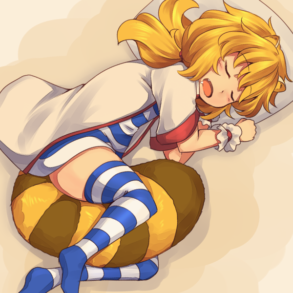 1girl, animal_ears, blonde_hair, closed_eyes, kiyomiya_hikari, kuromiya, long_hair, original