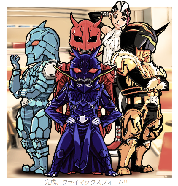 kamen_rider, kamen_rider_den-o_(series), kintaros, kintarosu, momotaros, momotarosu, naomi_(den-o), pose