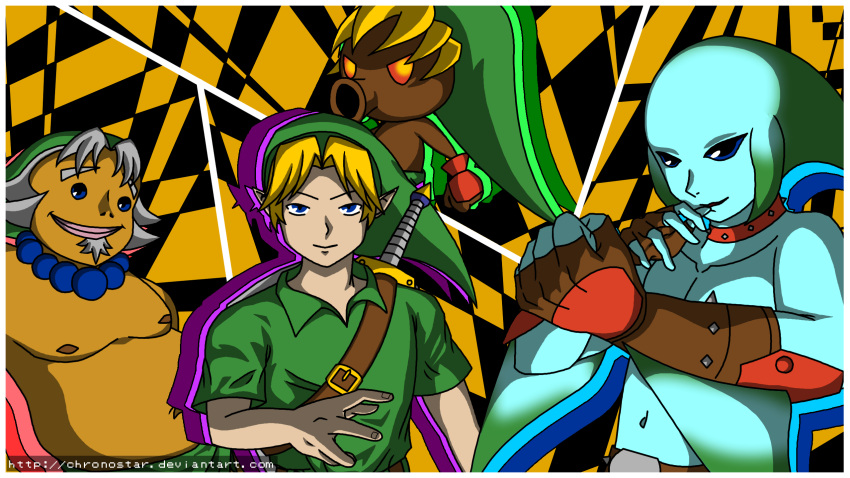 all-out_attack, chronostar, deku, deku_scrub, goron, green, link, majora's_mask