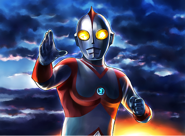 clouds, male, solo, tokusatsu, tonji, ultra_series, ultraman_80, ultraman_80_(series)