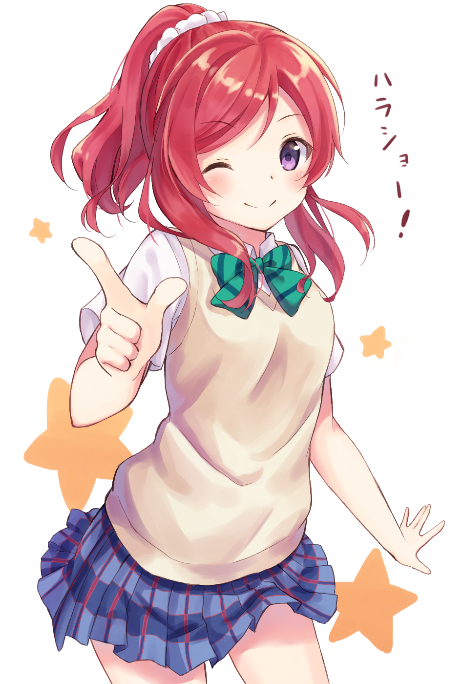 1girl, ayase_eli, ayase_eli_(cosplay), cosplay, highres, love_live!_school_idol_project, nishikino_maki, nononon