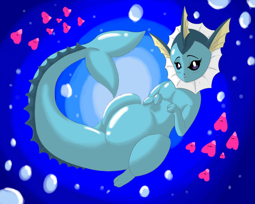 absurdres, black_eyes, cute, dryadex, eeveelution, female, fins, highres