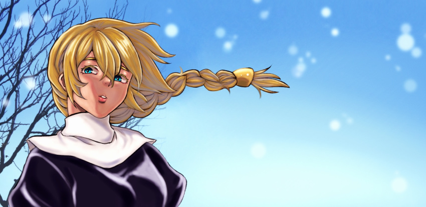 1girl, akira_(yuibnm71), blonde_hair, blue_eyes, braid, highres, lips, long_hair