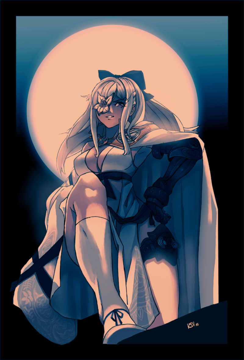 1girl, armpits, bow, breasts, cape, cleavage, drag-on_dragoon, drag-on_dragoon_3