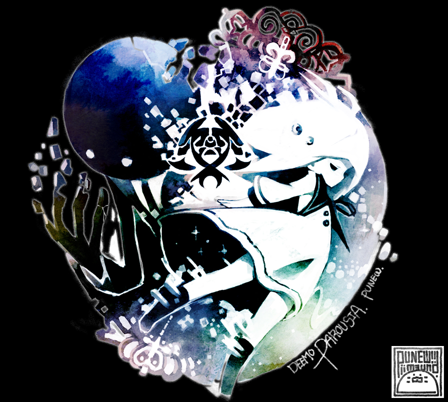 1girl, closed_eyes, deemo, deemo_(character), dissolving, dress, girl_(deemo), punew