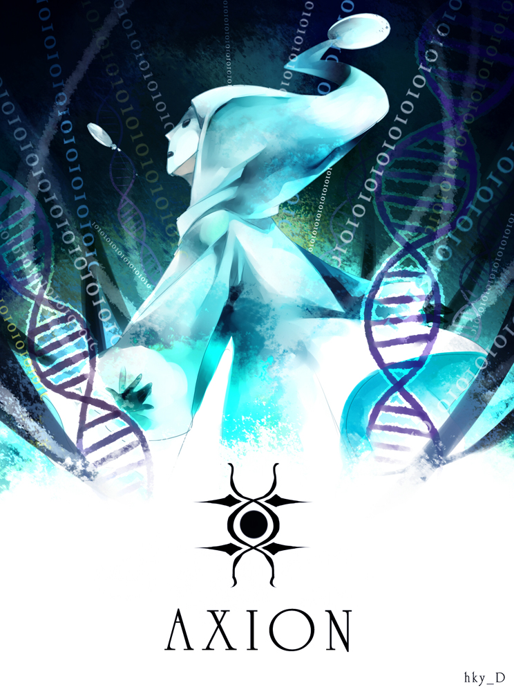 1girl, aqua, deemo, dna, fukiyu_(fhxyhky), gloves, hood, mask