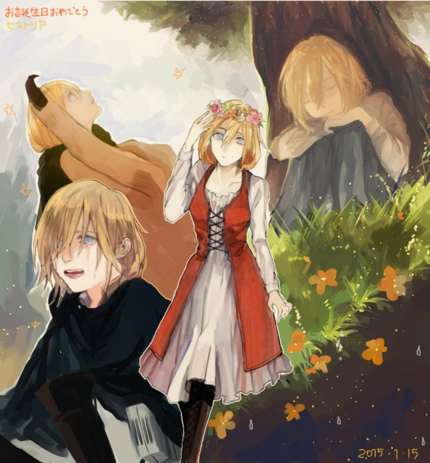 1girl, blonde_hair, christa_renz, highres, shingeki_no_kyojin, yume_(ymym_62)