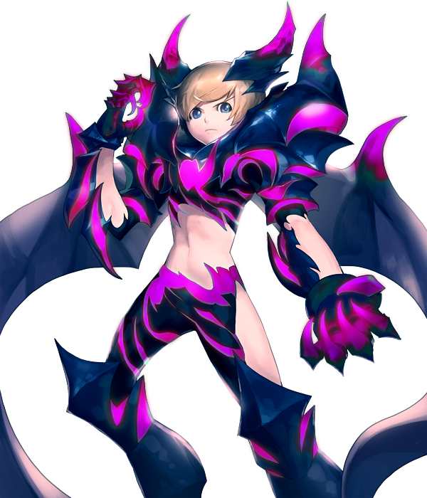 1boy, armor, artist_request, blue_eyes, brown_hair, chaos_online, male_focus, midriff, official_art, radeath, short_hair, simple_background, solo, transparent_background
