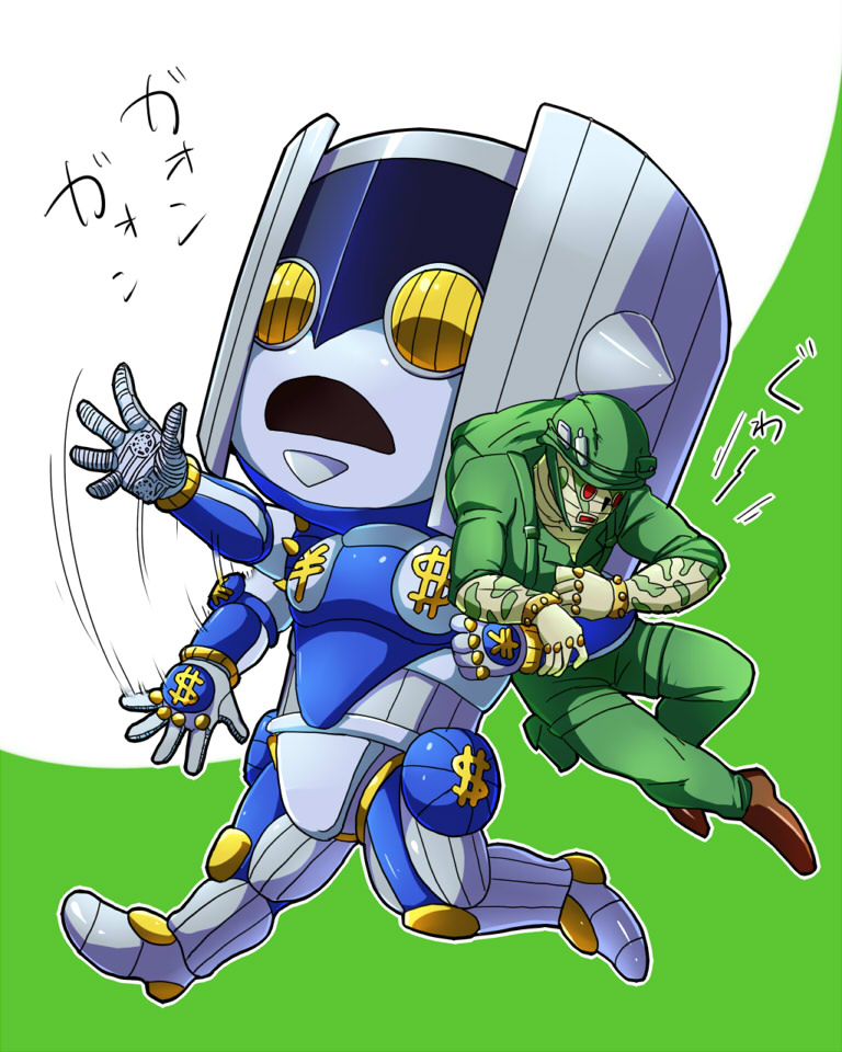 age_regression, bad_company_(stand), child, d:, dollar_sign, jojo_no_kimyou_na_bouken, kamiura, no_humans