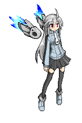 fuka_(pixiv94051), fuka_mizno, long_hair, lowres, pixel_art, red_eyes, silver_hair, solo