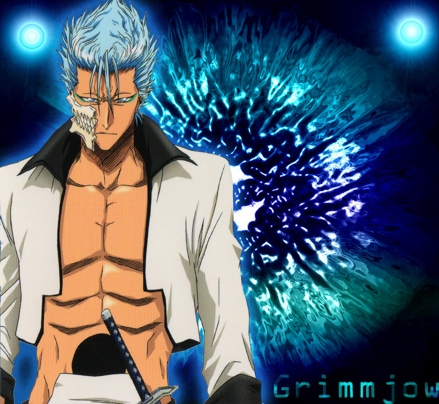 arrancar, barriss_offee, bleach, boy, espada, grimmjow_jaggerjack, male, sword, wallpaper