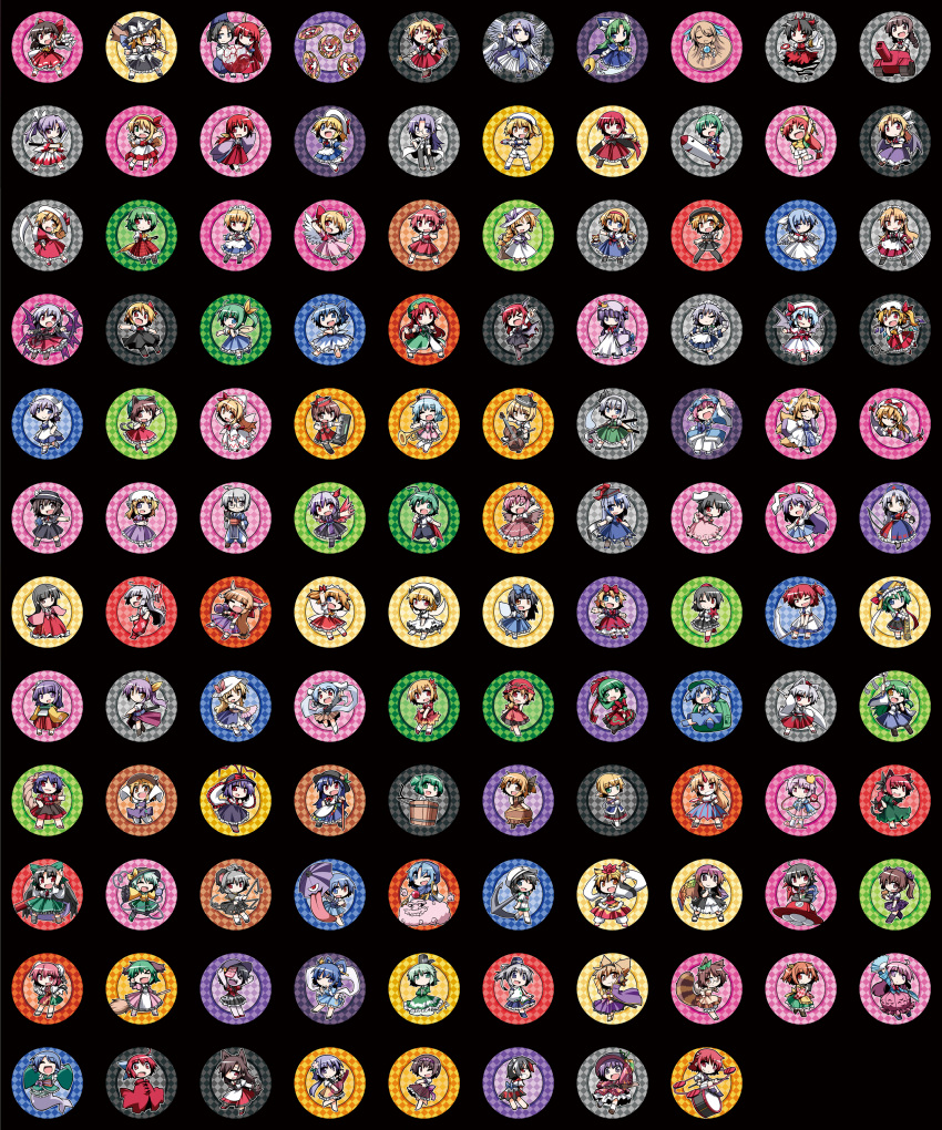 >_<, 3boys, 6+girls, :d, ^_^, absolutely_everyone, absurdres, ahoge