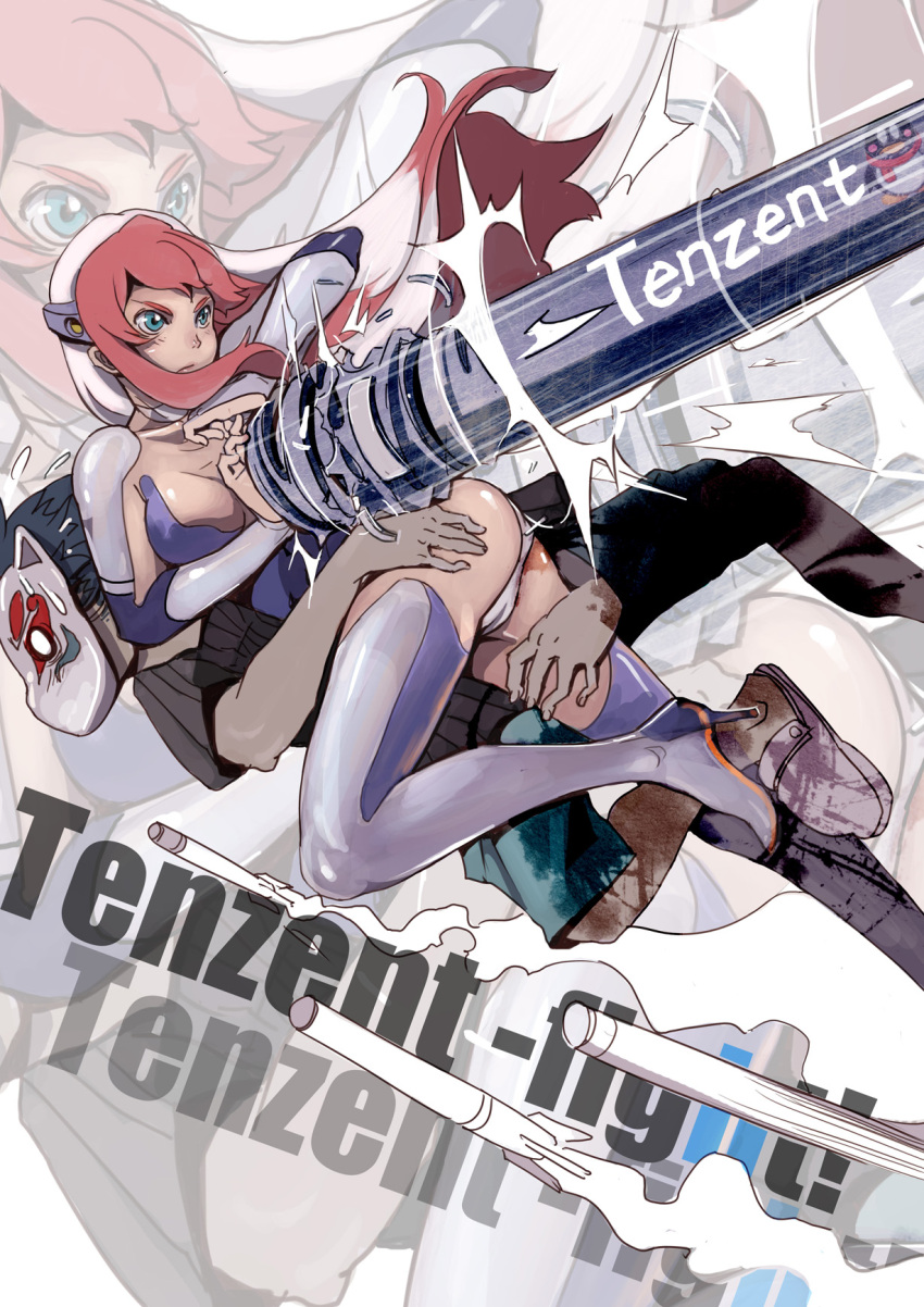 birdy_cephon_altirra, highres, long_hair, missile, missiles, sanzhuangwangcat, solo, tetsuwan_birdy