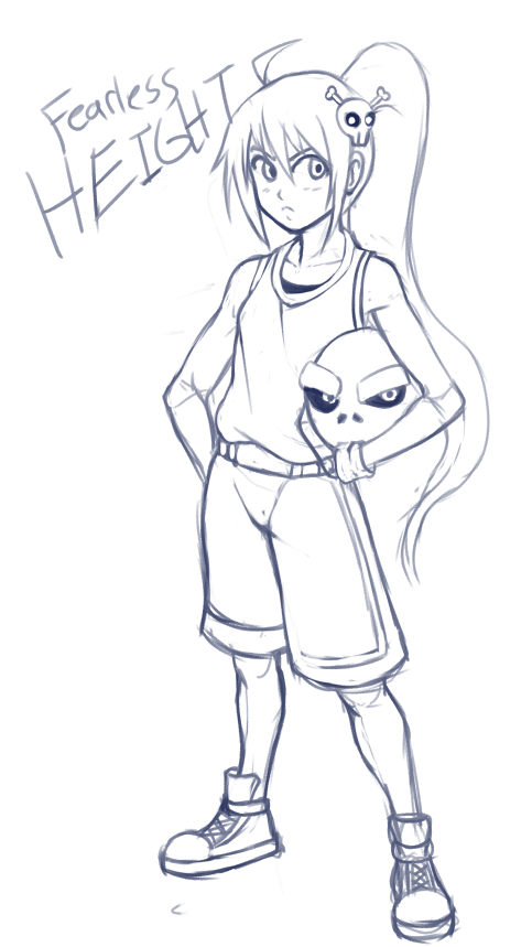 1girl, :<, ahoge, ball, basketball, fearless_night, fernandez_(fearless_night), flat_chest
