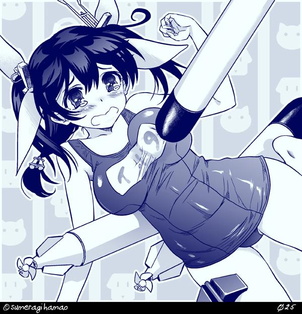 1girl, alternate_costume, commentary_request, i-19_(kantai_collection), i-19_(kantai_collection)_(cosplay), kantai_collection, solo, sumeragi_hamao