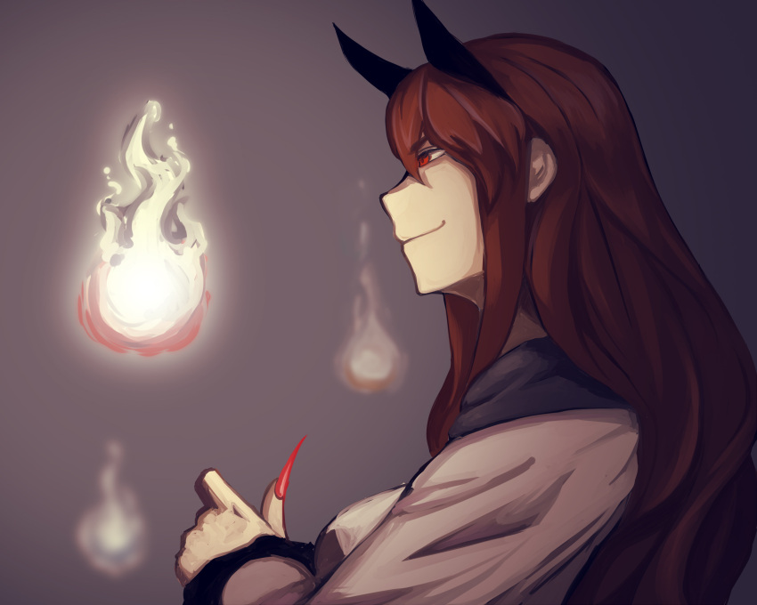1girl, animal_ears, azuzatori, brown_hair, divine_spirit, dress, fingernails, highres