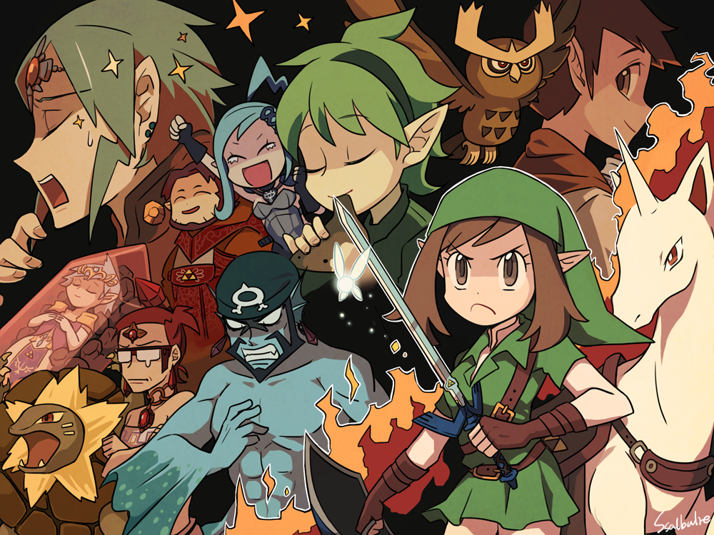 aogiri_(pokemon), aogiri_(pokemon)_(remake), cosplay, crossover, darunia, darunia_(cosplay), ganondorf, ganondorf_(cosplay)