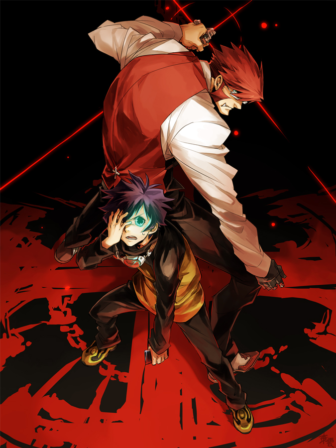 kekkai_sensen, klaus_von_reinhertz, leonardo_watch, pose, tagme