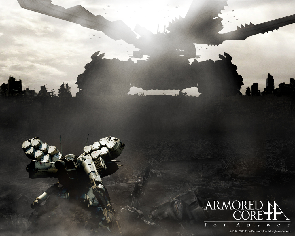 armored_core, armored_core:_for_answer, arms_forts, mecha, spirit_of_motherwill, wallpaper, white_glint