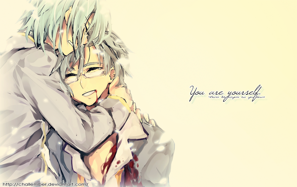 2boys, aqua_hair, bangs, blood, bloody_clothes, carlinette, collared_shirt, crying