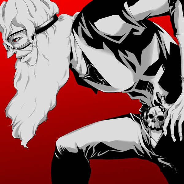 1boy, 3star, beard, belt_buckle, facial_hair, glasses, goggles, gyakuten_kenji