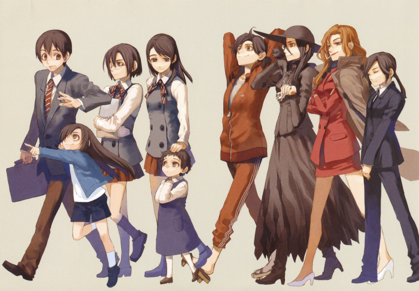 houzuki_chizuru, houzuki_yuuno, inuzuka_yayoi, juuzawa_benika, kuhouin_murasaki, kurenai, kurenai_shinkurou, murakami_ginko